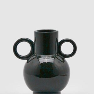 Jarrón con asa redonda