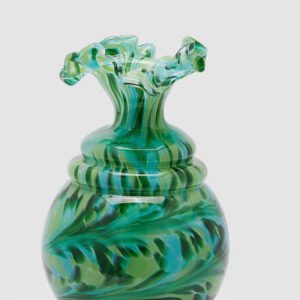 Florero manchas verde (pequeño H31)