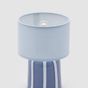 Lámpara Rayas LED Azul y Blanca